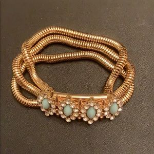 Triple strand bracelet